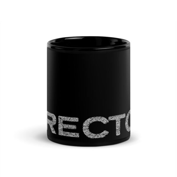 Director - Black Glossy Mug - Image 3
